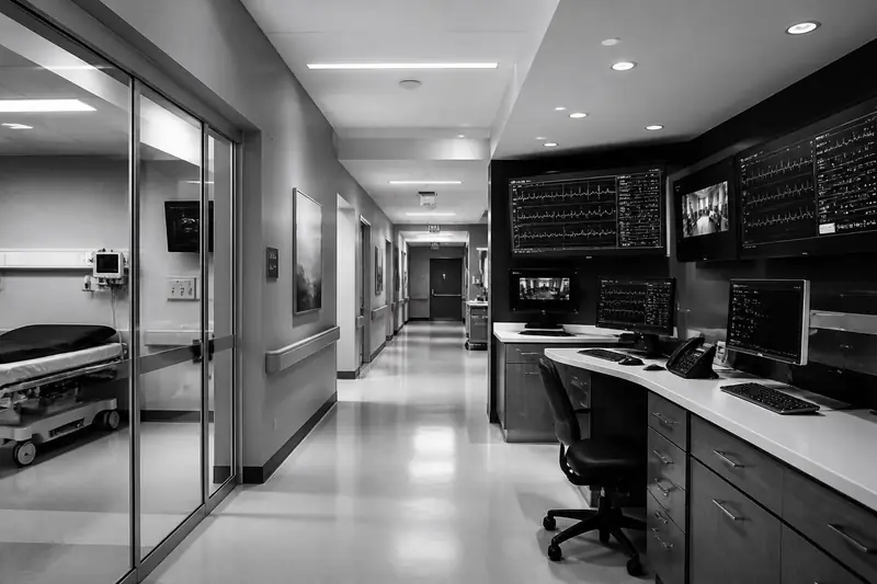 Healthcare facility environment for monitoring and operations