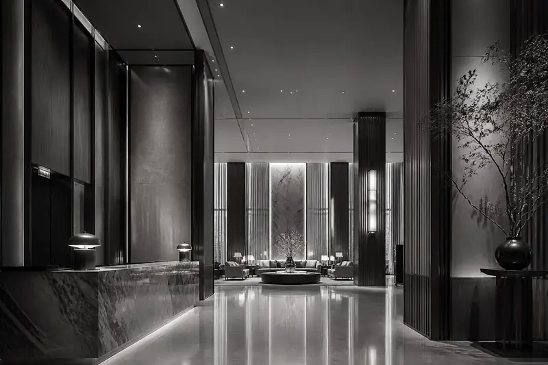 Hospitality interior representing connected guest operations