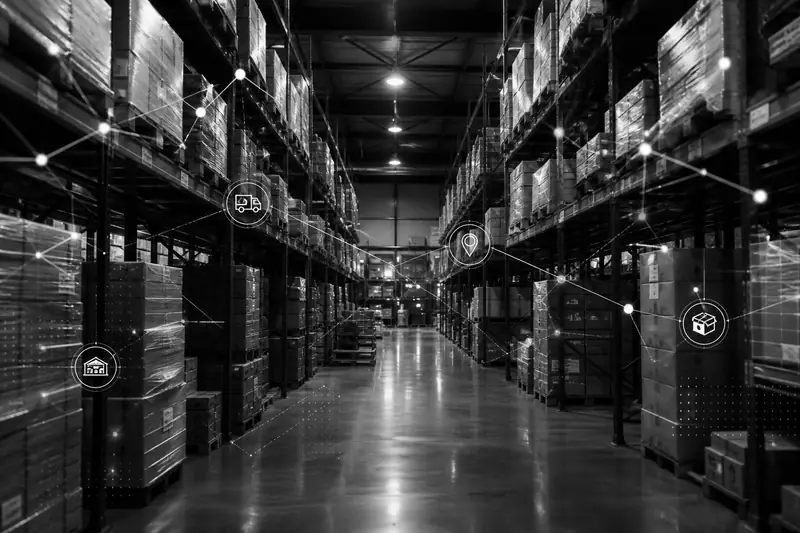 Warehouse logistics space for asset tracking and operations
